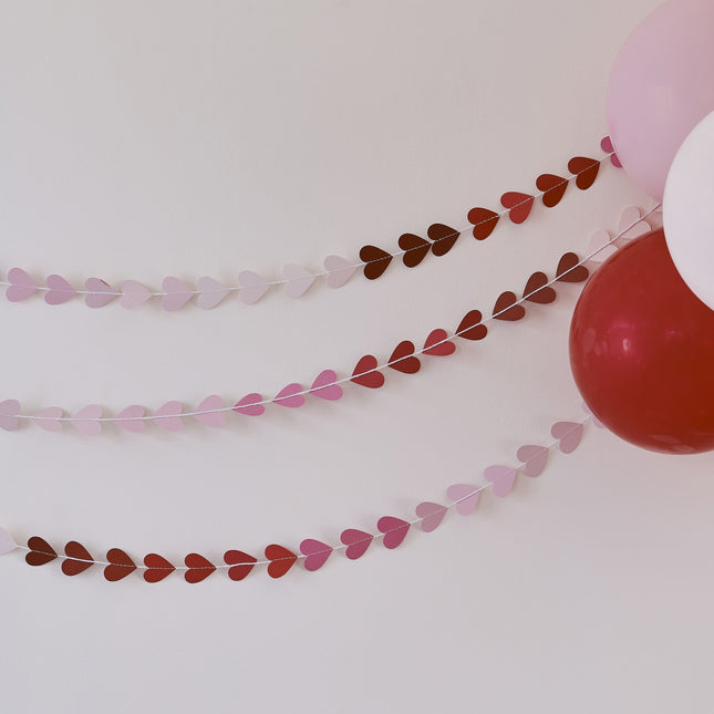 Garland Ombre Hearts 5m