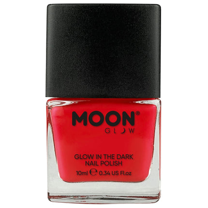 Lakier do paznokci Moon Glow Glow in the Dark Nail Polish Red 14ml