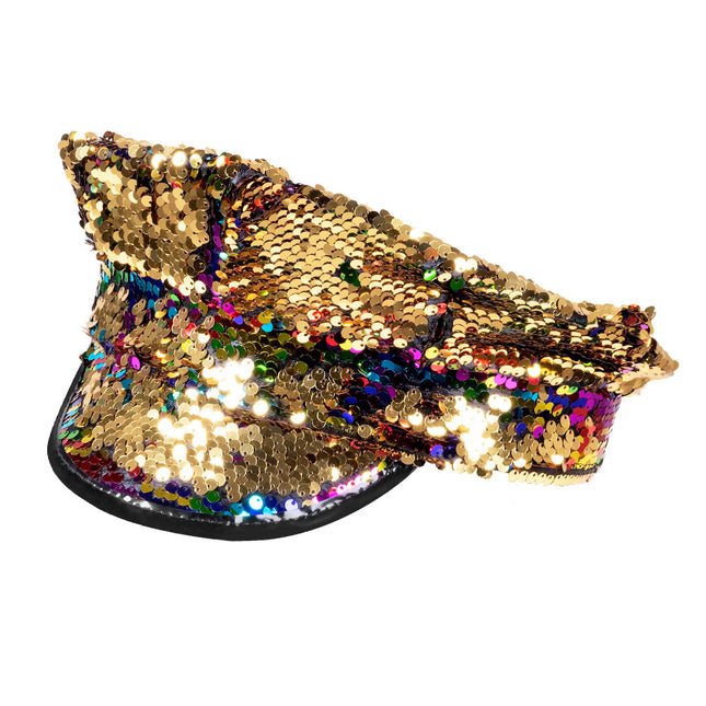 Czapka Reversible Rainbow Gold