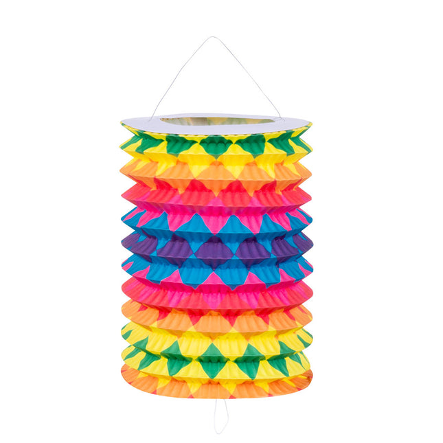 Rainbow Lanterns Pull 16cm 12szt