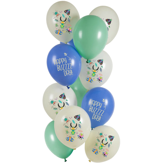 Balony Happy Birthday Bugs 33cm 12szt