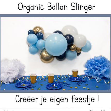 Zestaw do samodzielnego wykonania balonów Organic Blue