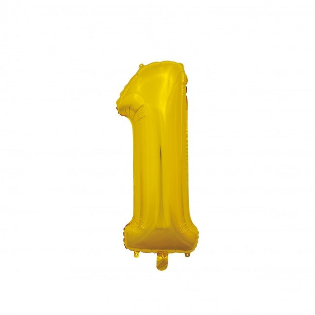 Balon foliowy Figurka 1 Gold 66cm