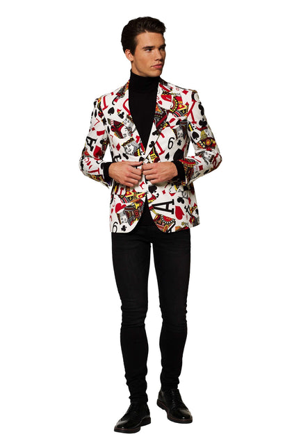 Casino Playing Cards Blazer Men OppoSuits