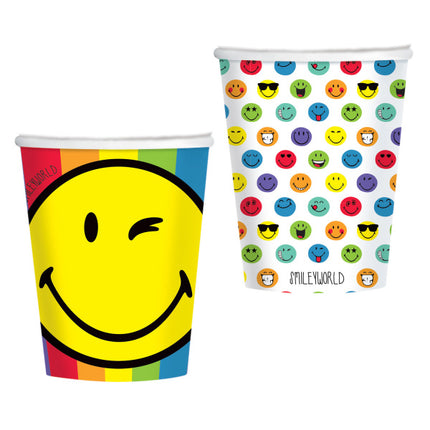 Kubki Smiley 250ml 8szt