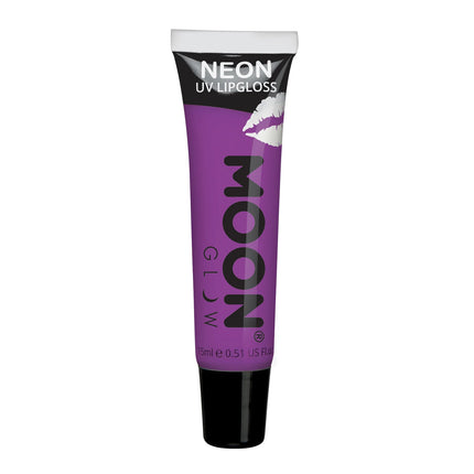 Moon Glow Neon UV Lipgloss Intense Purple Blackcurrant 15ml