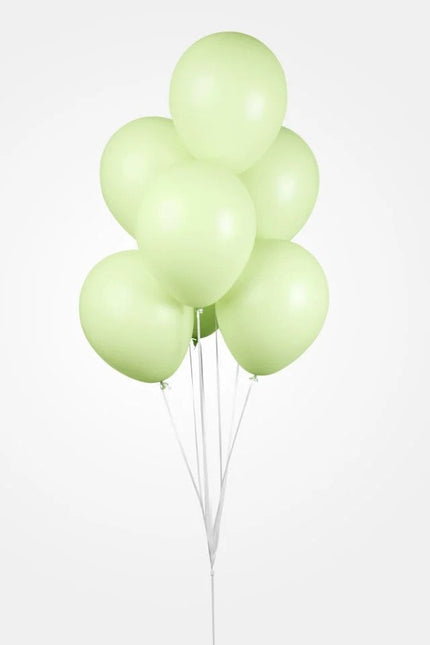 Zielone balony Pastel Macaron 30cm 100szt