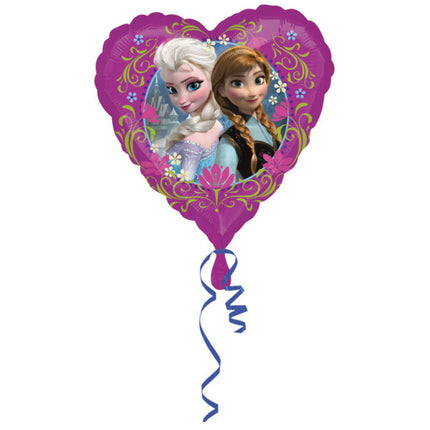 Balon helowy Frozen Serce 45 cm pusty