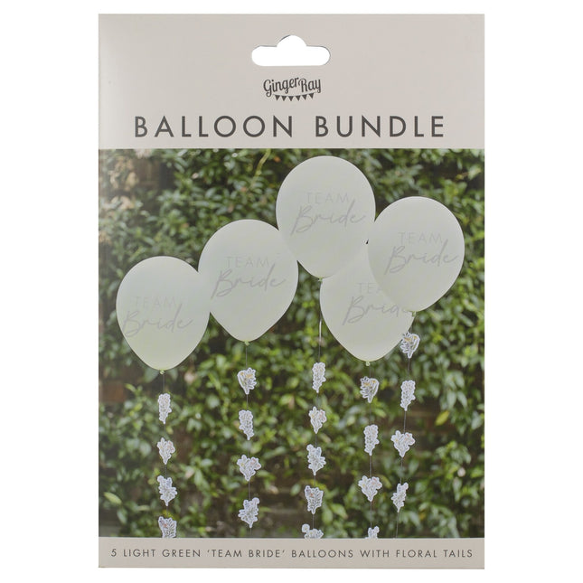 Balony Team Bride 30cm 5szt