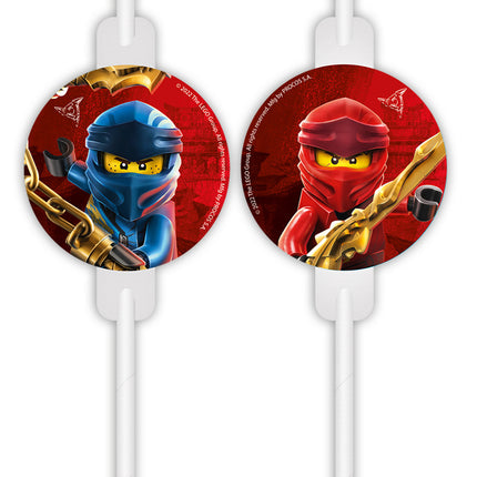 Słomki Lego Ninjago 4 szt.