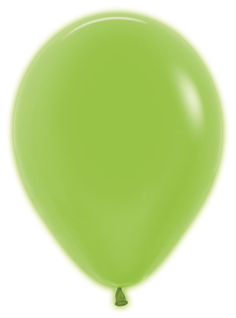 Balony Neon Zielony 30cm 50szt