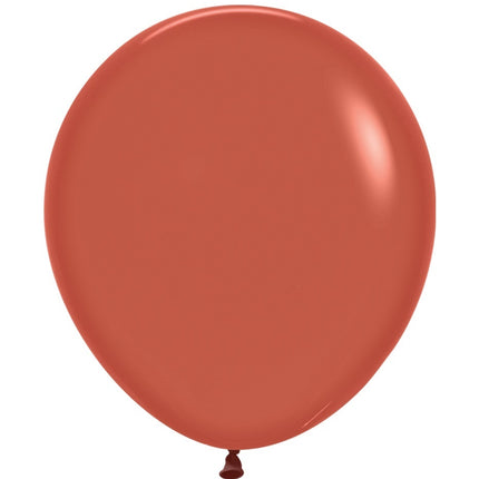 Balony terakota 45cm 25szt