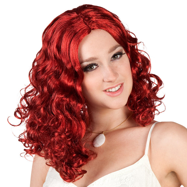 Czerwona peruka Celeste