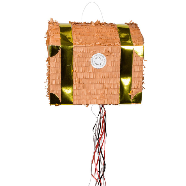 Pull Pinata Treasure Chest 30cm