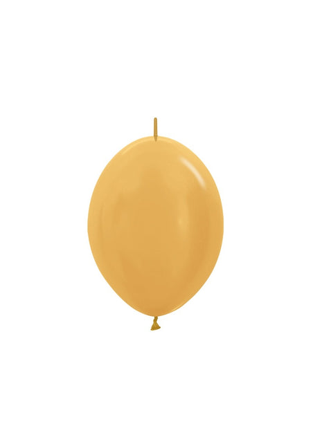 Balony Metallic Gold 15cm 50szt