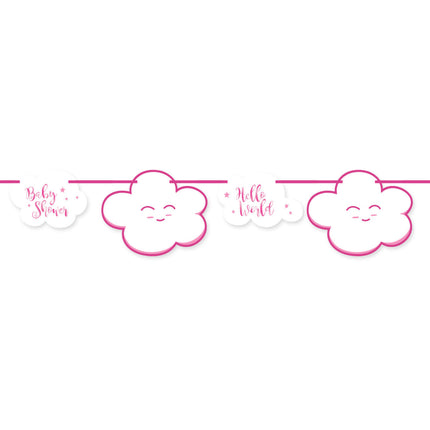 Baby Shower Girl Garlands 4m