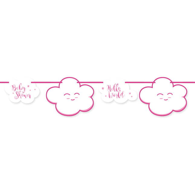 Baby Shower Girl Garlands 4m