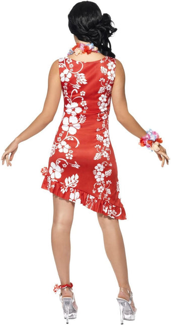 Hawaii Dress Red M