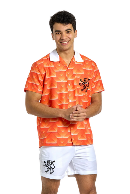 Pomarańczowa koszulka piłkarska Mistrzostw Europy 1988 Opposuits