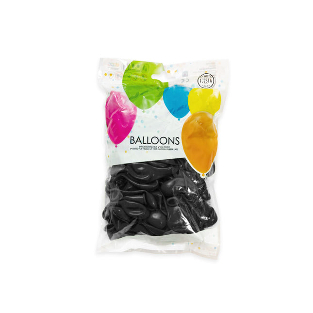 Czarne balony 13cm 100szt