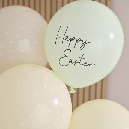 Balony wielkanocne Happy Easter 30cm 5szt