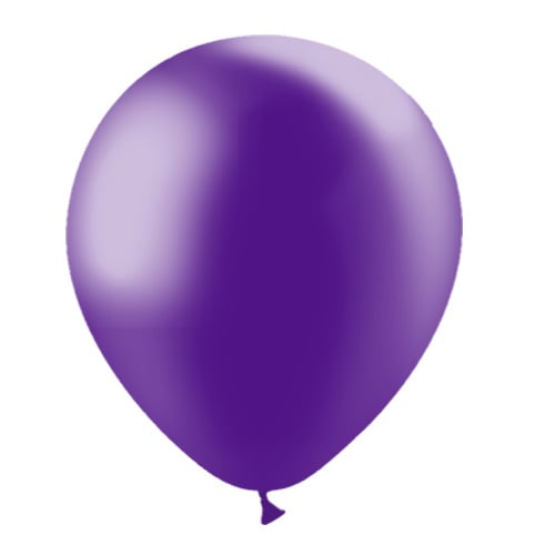 Fioletowe balony metaliczne 30cm 10szt