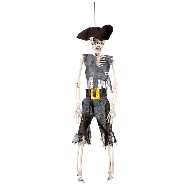 Halloweenowy szkielet pirata 40 cm