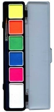 Hobby Watercolour Palette Neon Colours 6gr + 3gr 5szt