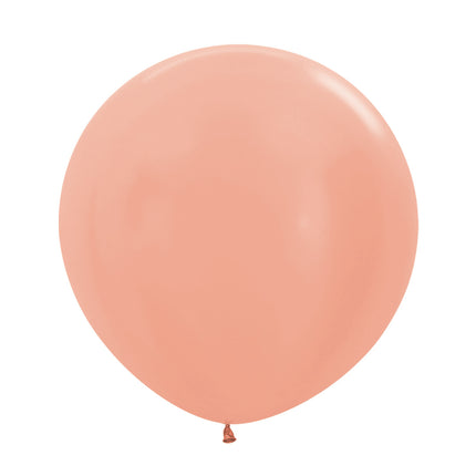 Balony Metallic Rose Gold 61cm 10szt