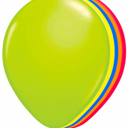 Balony neonowe 25cm 8szt