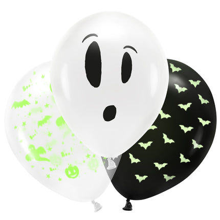 Balony na Halloween Blacklight 27cm 3szt