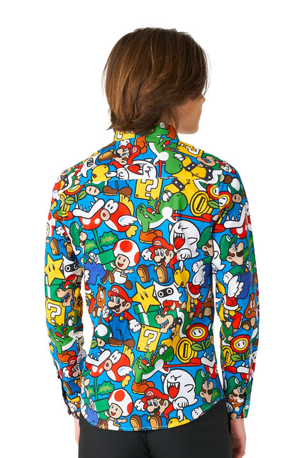 Super Mario Shirt Boy Teen OppoSuits