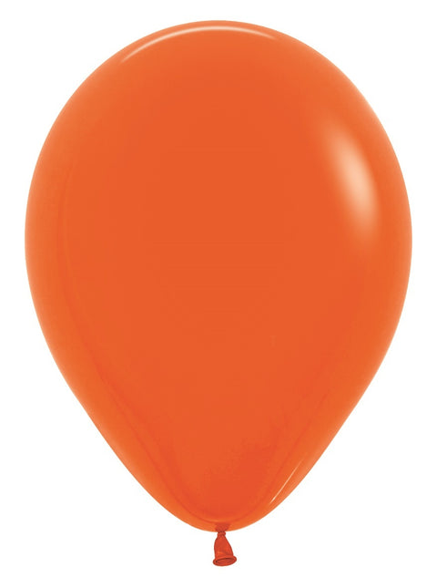 Balony pomarańczowe 30cm 12szt