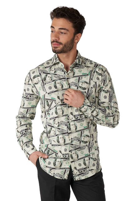 Dollar Money Shirt Men OppoSuits