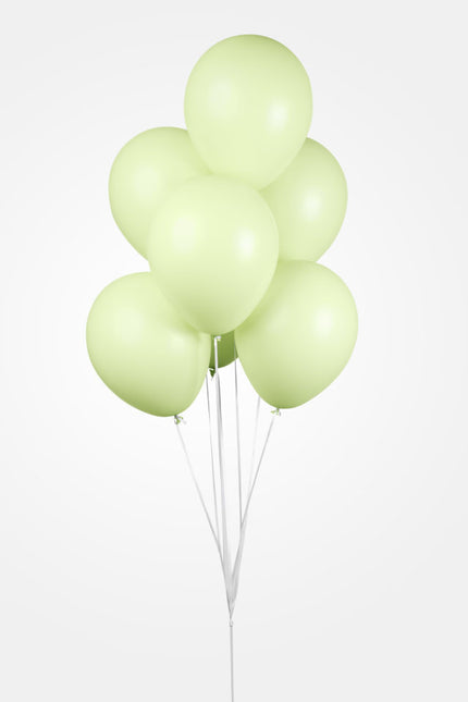 Zielone balony Pastel Macaron 30cm 25szt