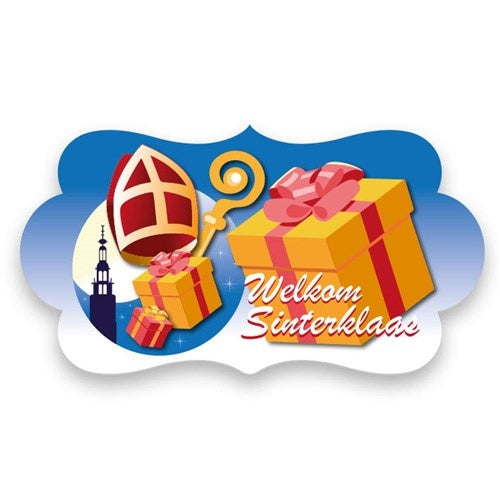 Talerz imprezowy Welcome Sinterklaas 42X22cm