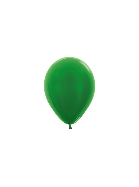 Balony Metallic Green 12cm 50szt