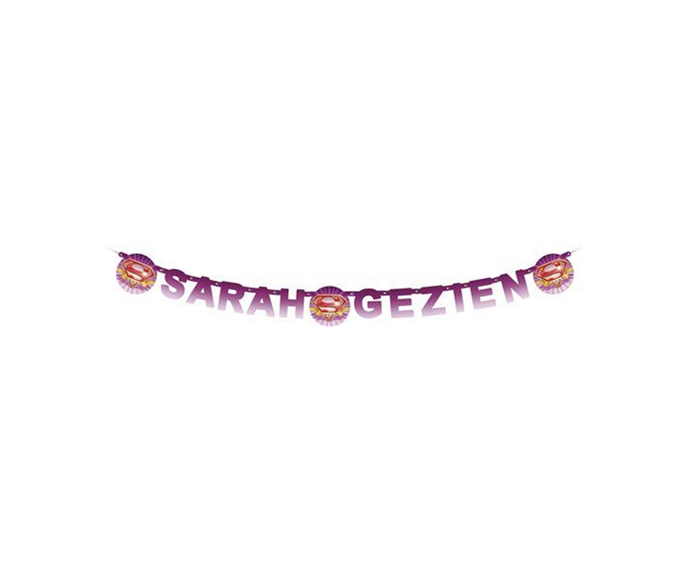 Sarah Letter Garland Pink 1.6m