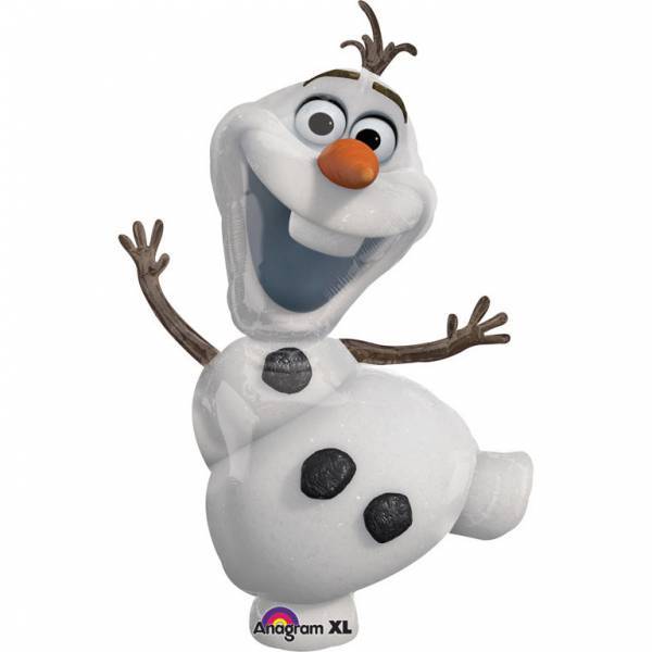 Balon helowy Frozen Olaf XL 1,04 m pusty