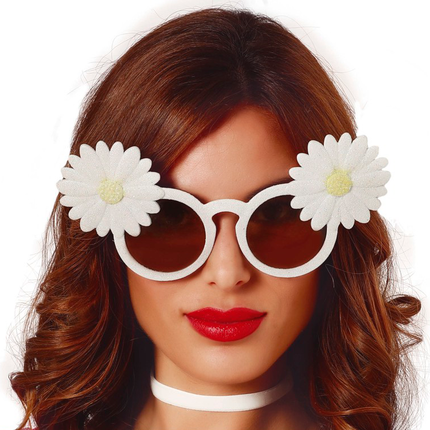 Okulary Daisies White