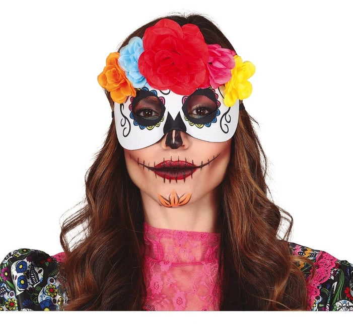 Halloweenowa maska La Catrina