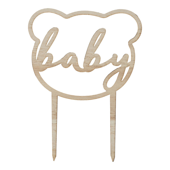 Topper na tort Baby Wood 16cm