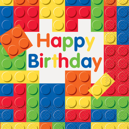 Serwetki Lego Happy Birthday 33cm 16szt