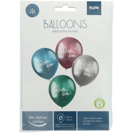 Balony Welcome Home 33cm 4szt