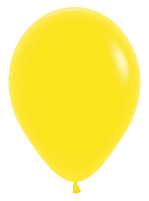 Balony żółte 30cm 12szt