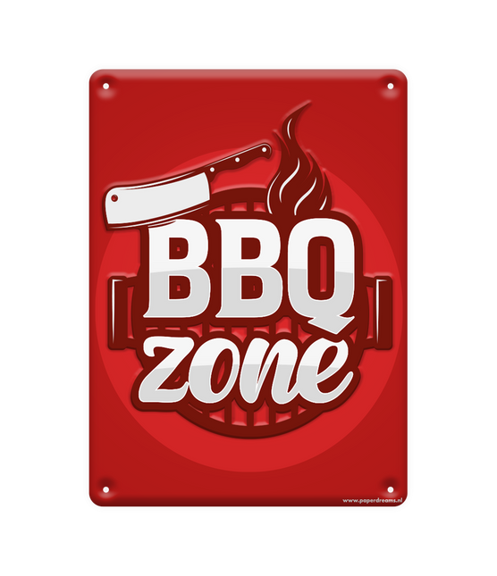 Metalowa płyta Bbq Zone