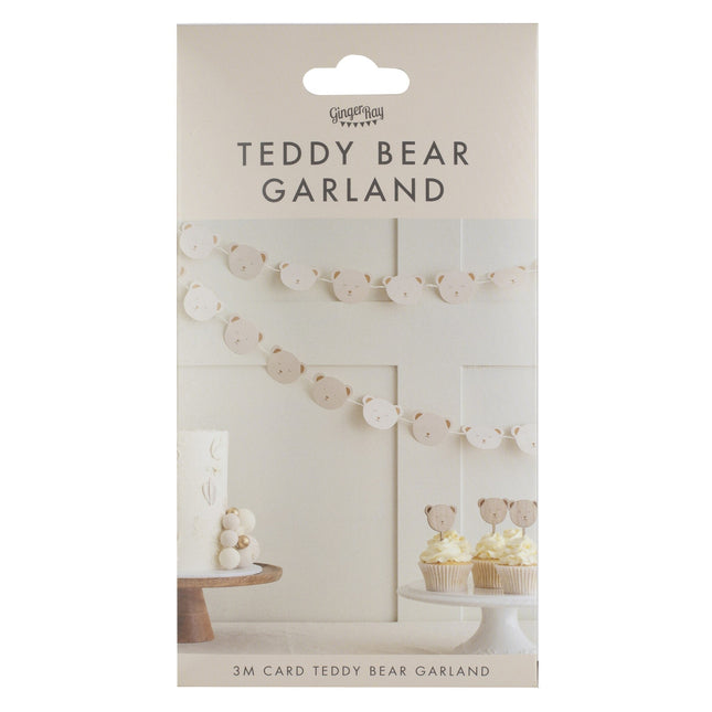 Baby Shower Garland Teddy 3m