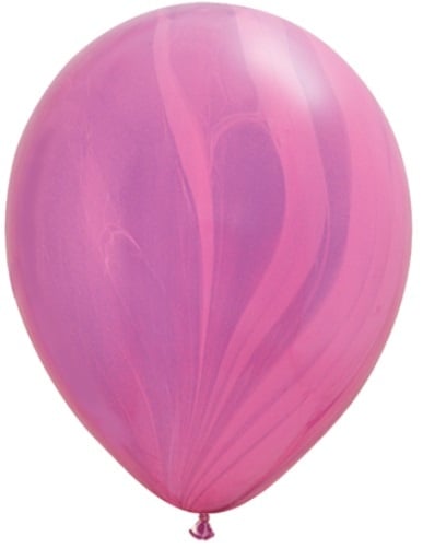 Balony Superagate różowo-fioletowe 28cm 25szt