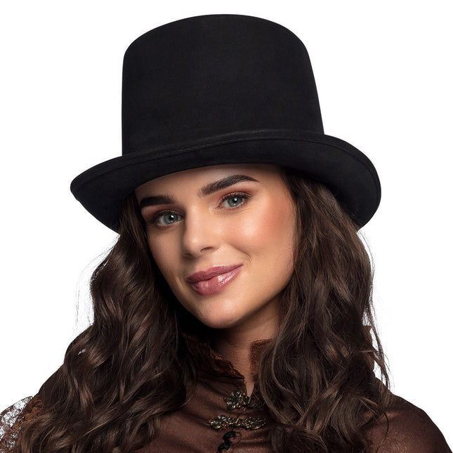 Hat Steam Topper Black