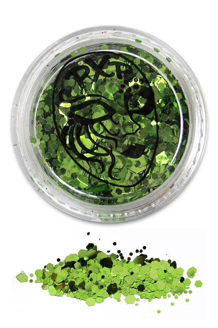 PXP Glitter Powder Tropical Green 5gr